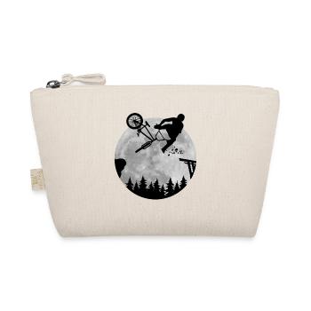 Bicycle BMX MTB Mountain Bike Gift Idea - Organic Pouch - nature - Front