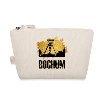 Bochum Deutschland Stadt Skyline Heimat Liebe Gold - Bio-Täschchen - Natur - Vorne