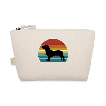 Basset Fauve De Bretagne Dog Silhouette Vintage Su - Trousse biologique - nature - Devant