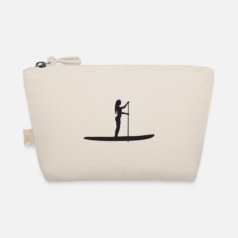 Frau Stand Up Paddle Paddling Paddleboarding Bio-Täschchen