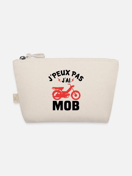 j'peux pas j'ai mob mobylette cyclomoteur - Trousse biologique - nature - Devant