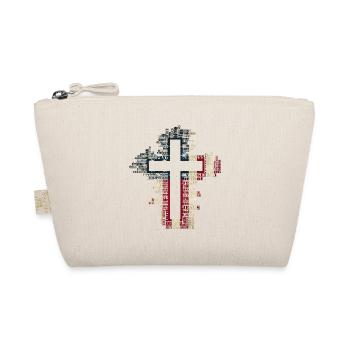 Jesus Kreuz, Unabhängigkeitstag - Bio-Täschchen - Natur - Vorne