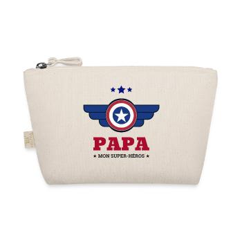 Papa mon super héros - Trousse biologique - nature - Devant