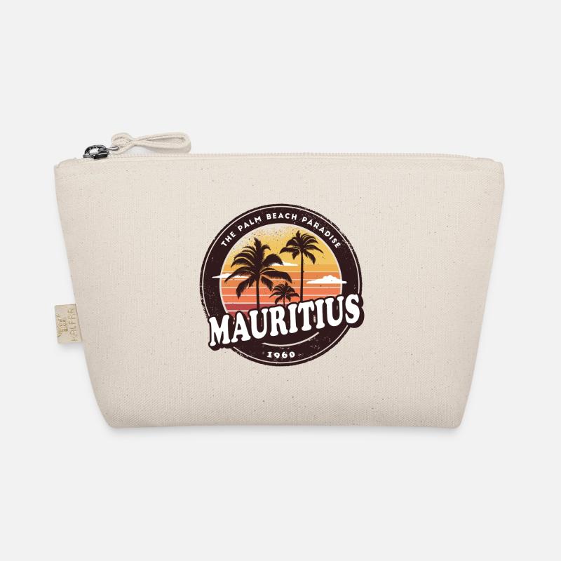 Ile Maurice Vintage Beach Design / Idée Cadeau Trousse biologique
