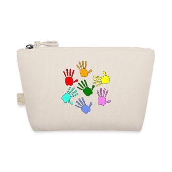 Hands Painting Kids - Organic Pouch - nature - Front