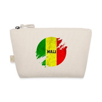 Mali flags vintage circle - Organic Pouch - nature - Front