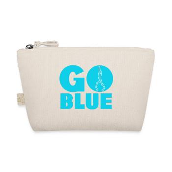 Go Blue - Apnea Freediving - Organic Pouch - nature - Front