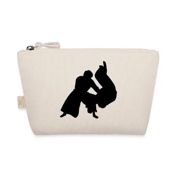 Aikido-Wurf - Bio-Täschchen - Natur - Vorne