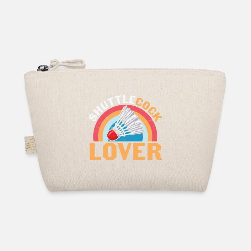 Badminton Humour Shuttlecock Lover Trousse biologique