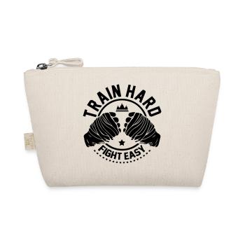 Train Hard Fight Easy Boxing - Organic Pouch - nature - Front