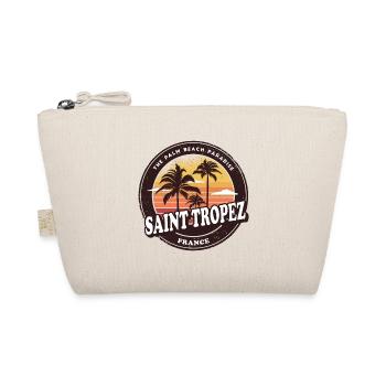 Saint Tropez France Design vintage de plage - Trousse biologique - nature - Devant