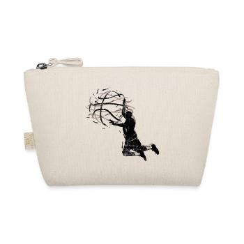 Crown Ring Silhouette - Organic Pouch - nature - Front