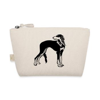 Saluki - Bio-Täschchen - Natur - Vorne
