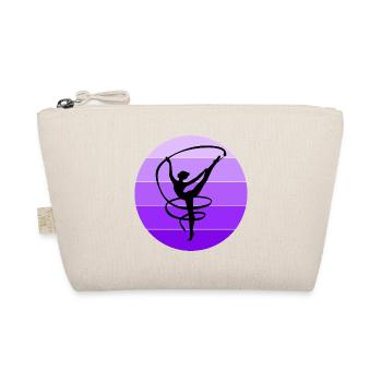 Rhythmische Gymnastik Bandgymnast Mädchen Vintage - Bio-Täschchen - Natur - Vorne