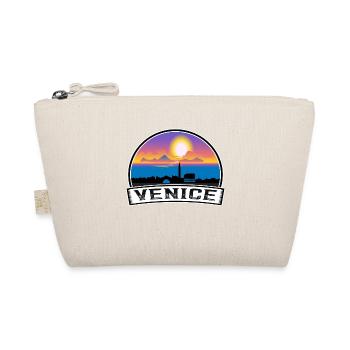Venice Italy Skyline Vintage Sunset Travel Souveni - Organic Pouch - nature - Front