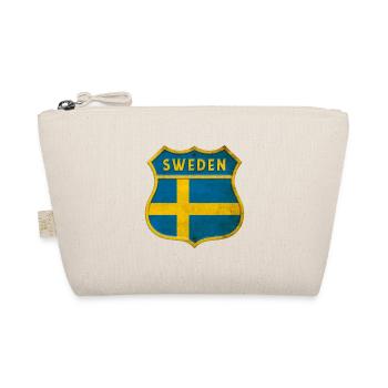 Schweden Wappen Flaggen Design - Bio-Täschchen - Natur - Vorne