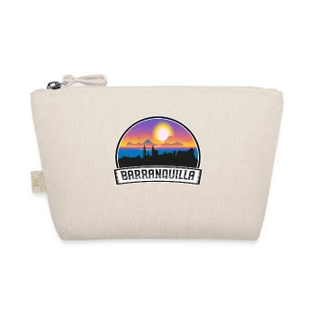 Barranquilla Kolumbien Skyline Vintage Sunset Trave - Bio-Täschchen - Natur - Vorne