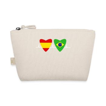 Brésil Espagnol Drapeau Brésilien Cadeau - Trousse biologique - nature - Devant