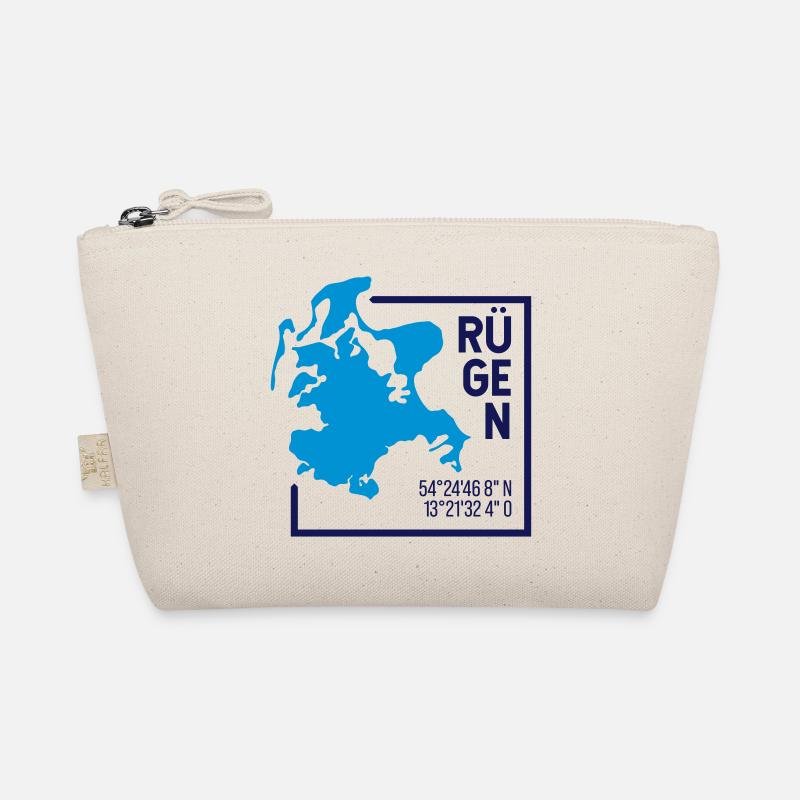 Rügen | Map Minimalist contour Organic Pouch