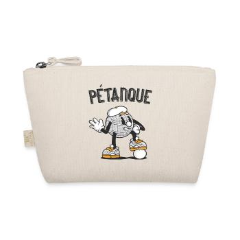 Boule Ball Pétanque Outfit for Bouler Boules - Organic Pouch - nature - Front