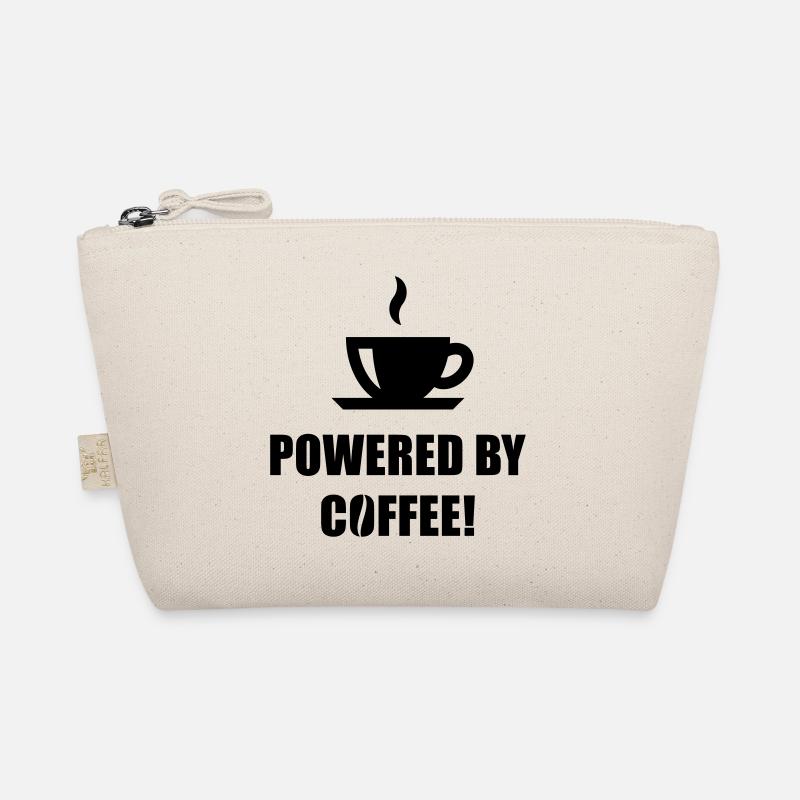 Powered By Coffee! (Kaffee Trinken, Kaffeetrinker) Bio-Täschchen