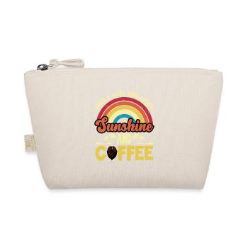 Juste une fille qui aime le design de café - Trousse biologique - nature - Devant