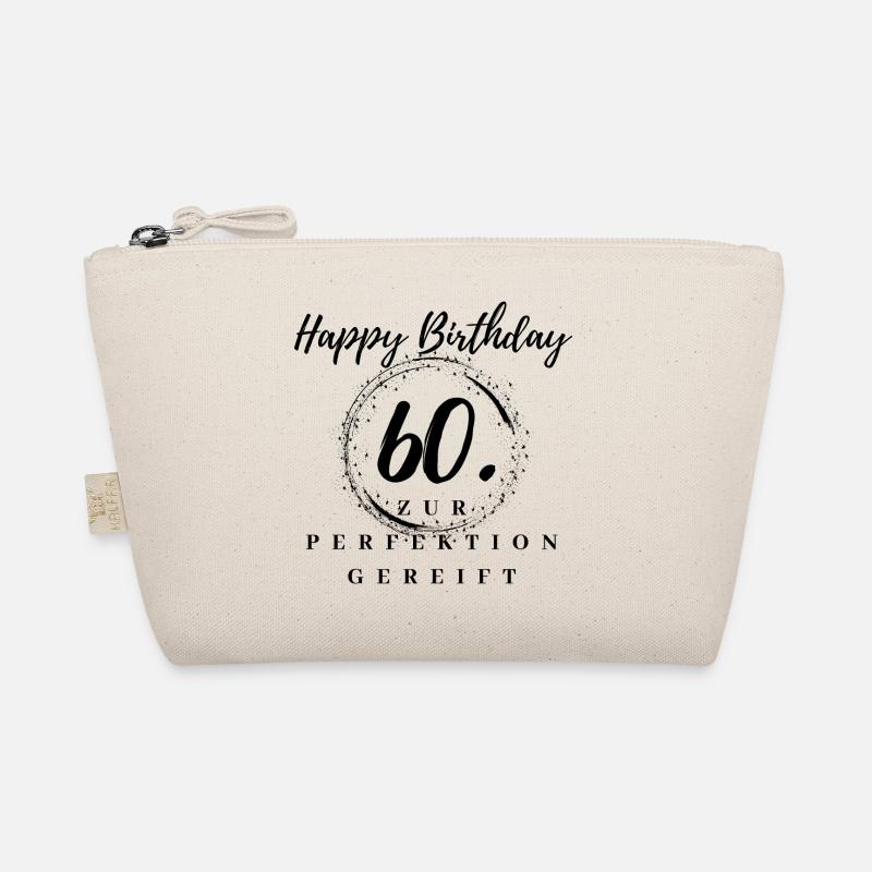 60. Geburtstag Mann oder Frau - Geburtstags Shirt Bio-Täschchen
