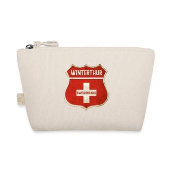 Winterthur Schweiz Wappen Flaggen Design - Bio-Täschchen - Natur - Vorne