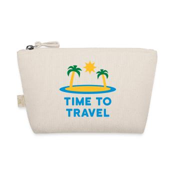 Temps de voyage (île, palmiers, soleil) - Trousse biologique - nature - Devant