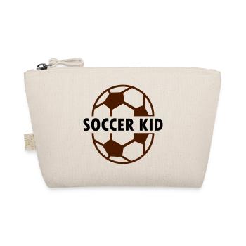 Soccer kid (deux moitiés de football) - Trousse biologique - nature - Devant