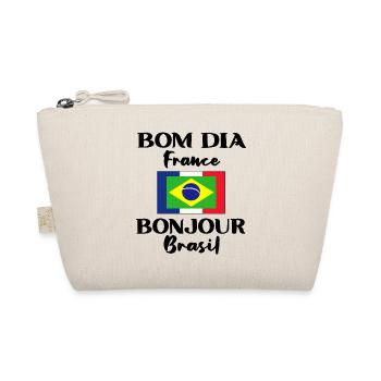 Brésil France Drapeau Brésilien Cadeau - Trousse biologique - nature - Devant