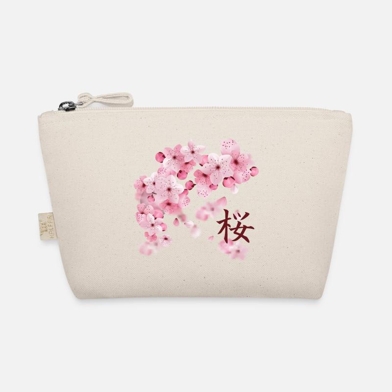 Japanische Kirschblüten - Sakura - Bio-Täschchen - Natur