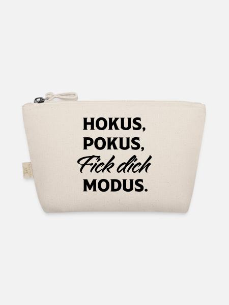 Hokus Pokus Fick Dich Modus - Bio-Täschchen - Natur - Vorne
