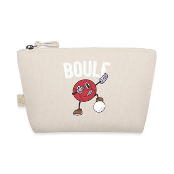 Boule Ball Pétanque Outfit for Bouler Boules - Organic Pouch - nature - Front