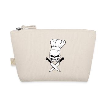 Skull cook - Organic Pouch - nature - Front