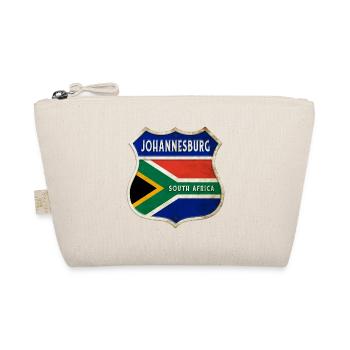 Johannesburg Südafrika Wappen Flaggen Design - Bio-Täschchen - Natur - Vorne
