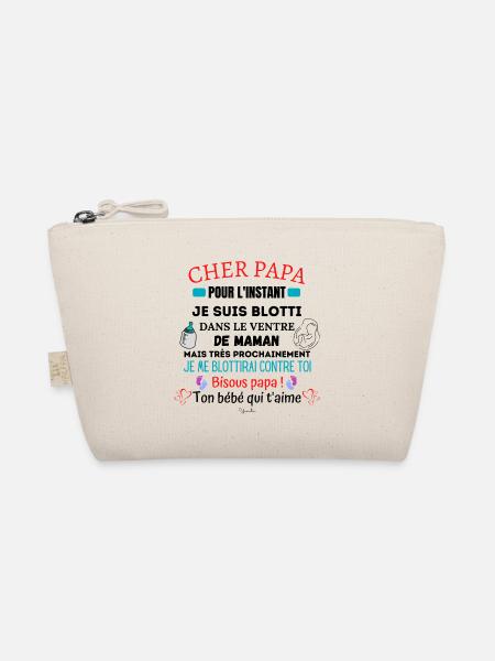 Annonce grossesse - Futur papa - Cadeau Papa -Père - Trousse biologique - nature