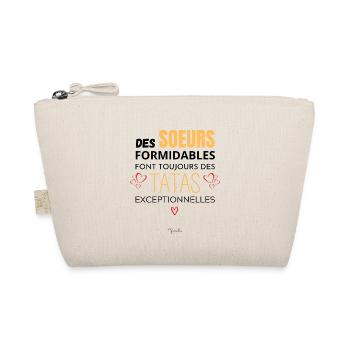 Soeur Tata - Annonce grossesse -Annonce soeur tata - Trousse biologique - nature - Devant