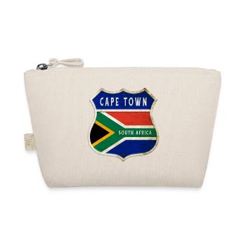 Kapstadt Südafrika Wappen Flaggen Design - Bio-Täschchen - Natur - Vorne