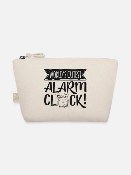 World's Cutest Alarm Clock - Organic Pouch - nature - Front