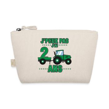 Enfant Tracteur Cadeau 2 ans Anniversaire ferme - Trousse biologique - nature - Devant