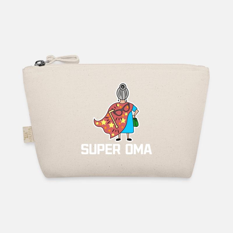 Superoma Brille Großmama Oma Statement Großmutter Bio-Täschchen