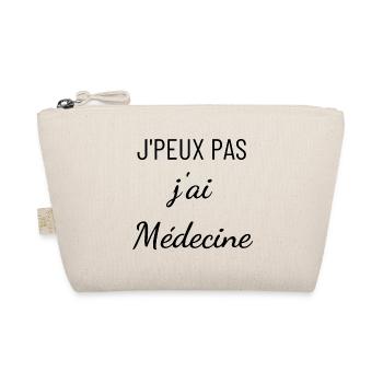 je peux pas j ai médecine - Trousse biologique - nature - Devant