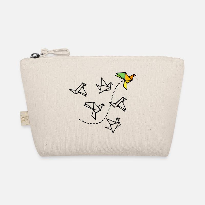 Polygon Creative Abstract Art Geometry Organic Pouch