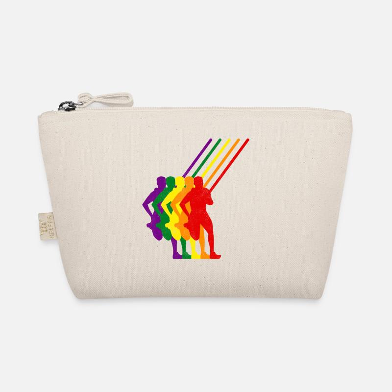 Pole Vault Vaulting Jumping Colorful Athletics Organic Pouch