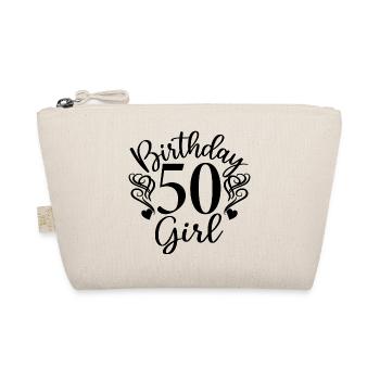 Mignon anniversaire 50 fille - Fabuleux à 50 ans - Femmes - Trousse biologique - nature - Devant
