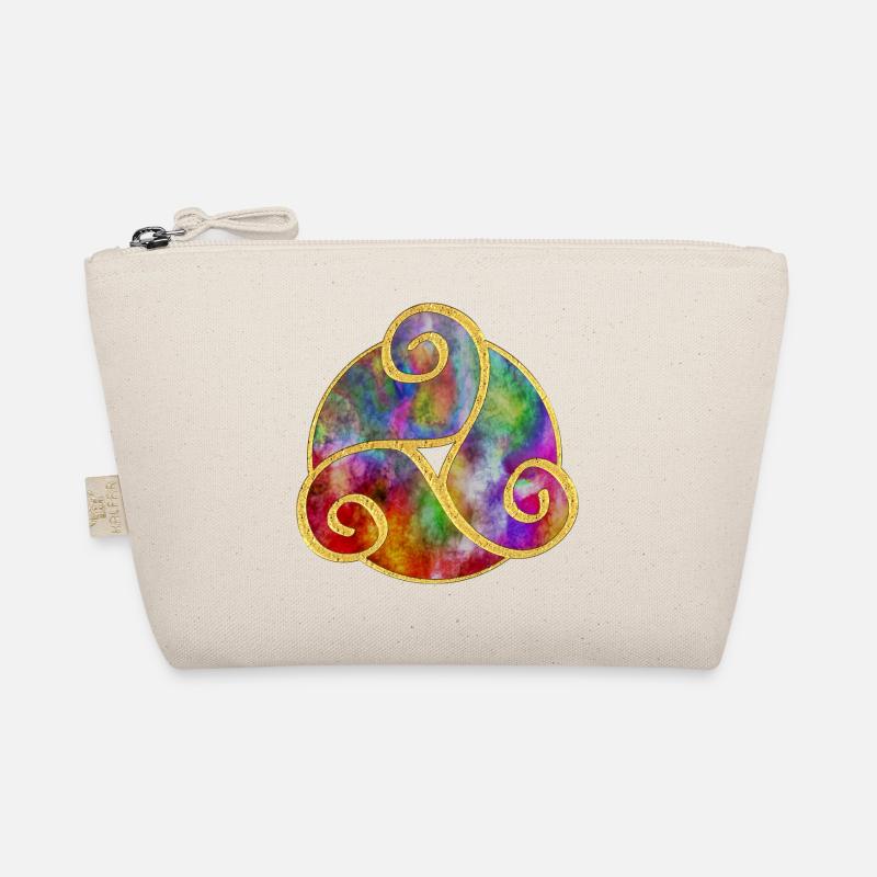 Triskele - Celtic Symbol Art 2 - Bio-Täschchen - Natur