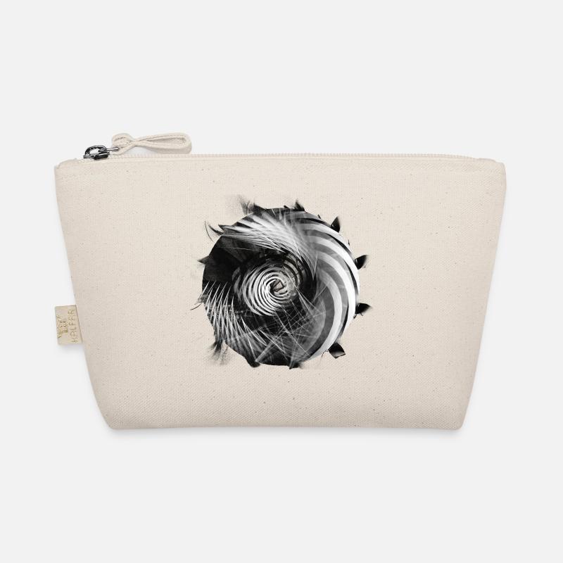 Abstraktes Schwarzes Loch Bio-Täschchen