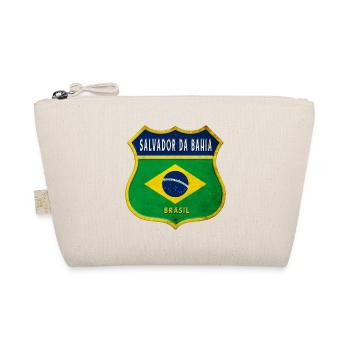 Salvador da Bahia Brésil Armoiries Drapeaux Design - Trousse biologique - nature - Devant