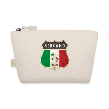 Bergamo Italien Wappen Flaggen Design - Bio-Täschchen - Natur - Vorne
